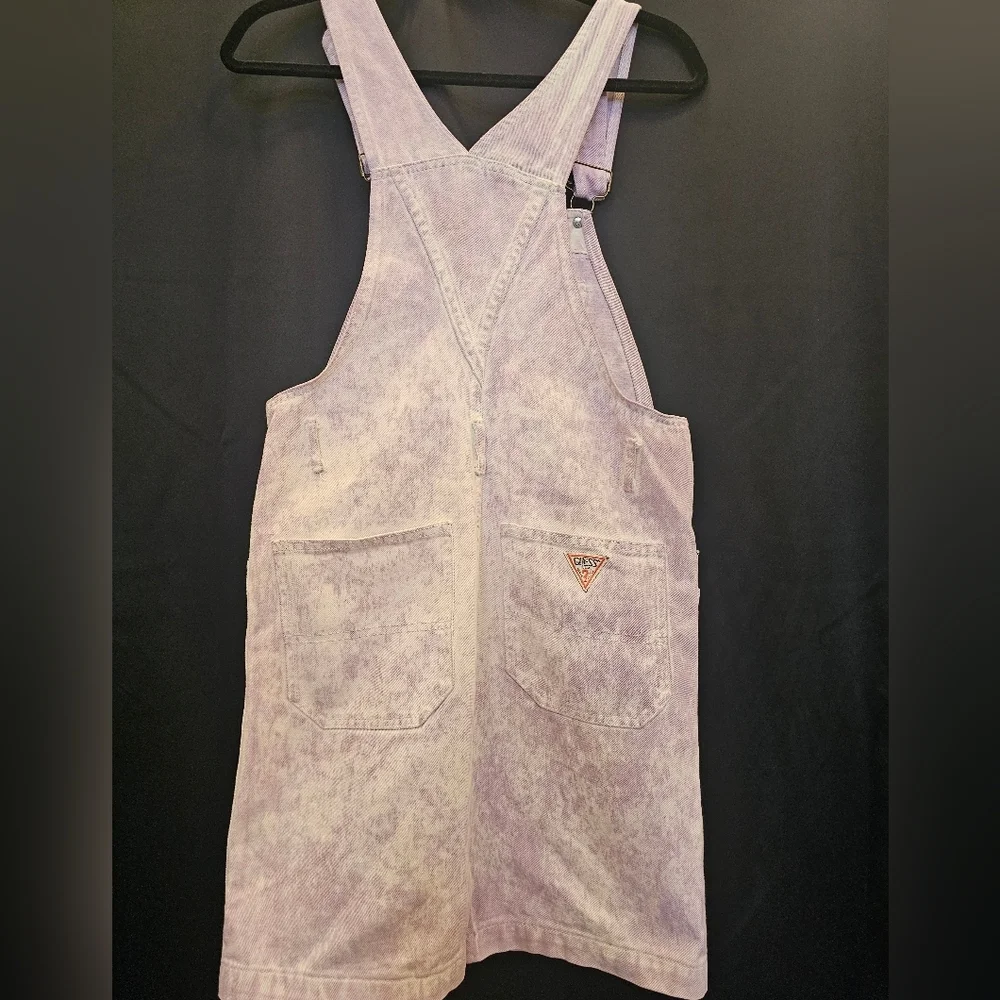 Purple, Demin, Midi, Dress, 90s, 2000s, vintage, retro, y2k, School, Overalls